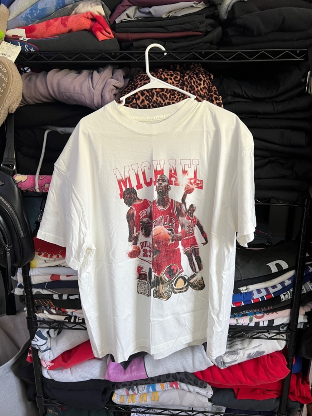 White Graphic Short-Sleeve Womens Jordan T-Shirt